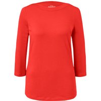 Shirt mit 3/4-Arm, orange-rot von Tchibo