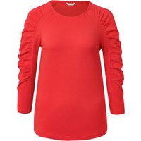 Shirt mit 3/4-Arm, rot von Tchibo