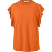 Shirt mit Volant, orange von Tchibo