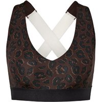 Sport-Bustier, braun-schwarz von Tchibo