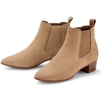 Stiefelette aus Veloursleder von Tchibo