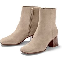 Stiefeletten aus Veloursleder von Tchibo