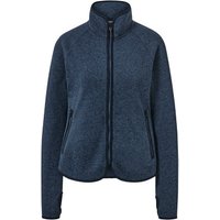 Strickfleece-Jacke, navy von Tchibo