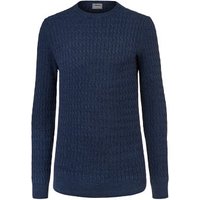 Strickpullover, blau meliert von Tchibo