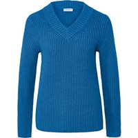 Strickpullover, blau von Tchibo