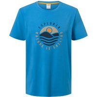 T-Shirt mit Print, blau von Tchibo