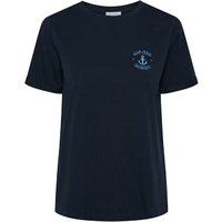 T-Shirt mit Stickerei, dunkelblau von Tchibo