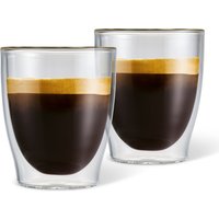 Tchibo - 2 Doppelwandige Caffè Crema Gläser - transparent von Tchibo