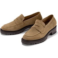 Veloursleder-Loafer von Tchibo