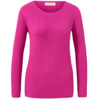 Zopfstrickpullover, pink von Tchibo