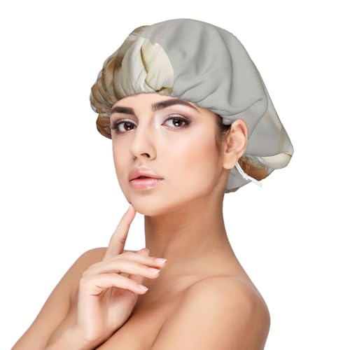 Yorkshire Terrier,Verstellbare Seiden-Haarhaube für Erwachsene, Satin-Schlafmütze, elastische Schlafhaube für Damen Yorkshire Terrier,Verstellbare Seiden-Haarhaube für Erwachsene, Satin-Schlafmütze, elastische Schlafhaube für Damen von Tcoay