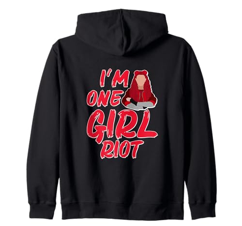 Ich Bin One Girl Riot Kapuzenjacke von Tcool