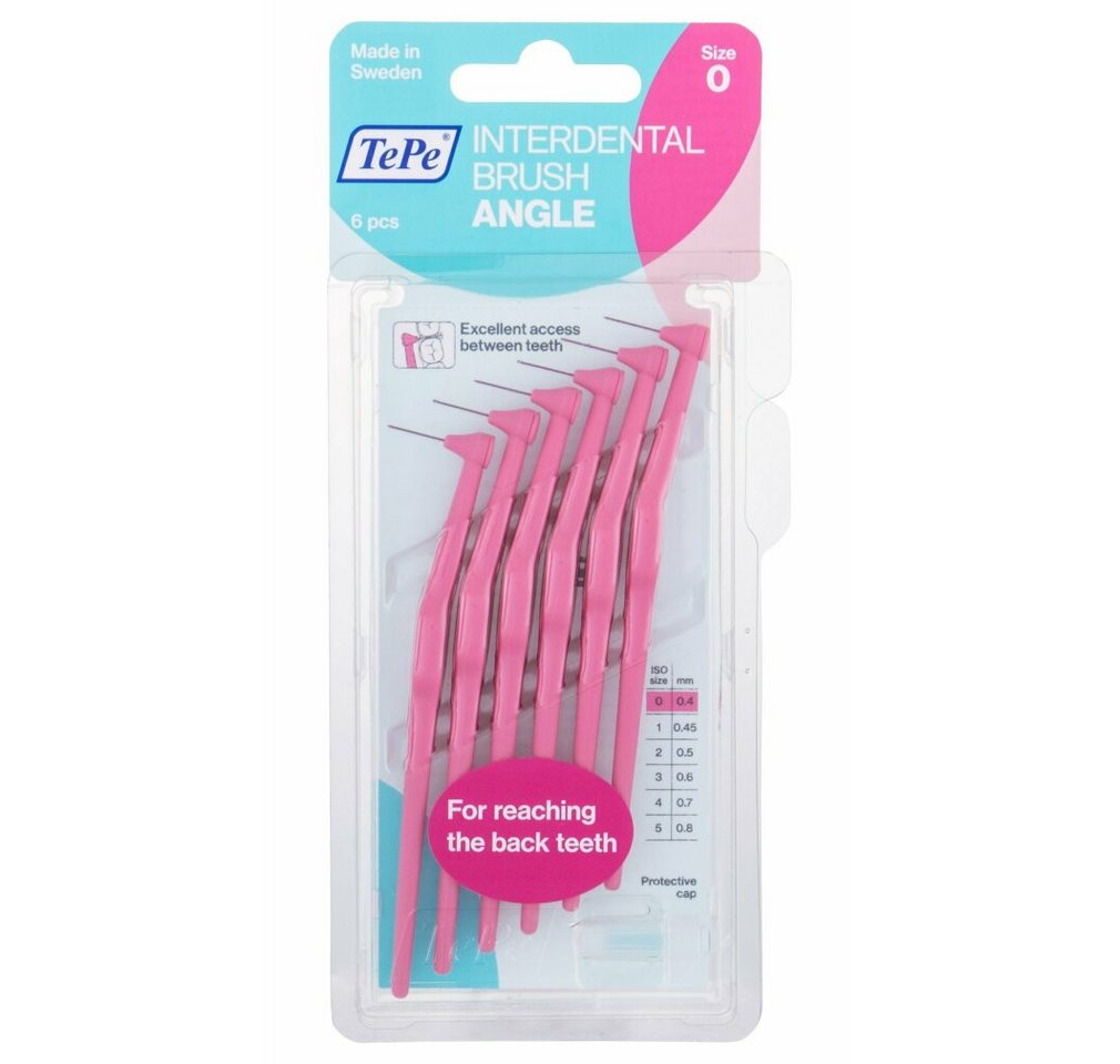 TePe Interdentalbürsten Interdentalbürsten Angle pink 0,4 mm ISO 0, 6 St TePe Interdentalbürsten Interdentalbürsten Angle pink 0,4 mm ISO 0, 6 St von TePe