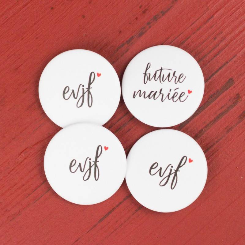 3 Junggesellenabschiedsabzeichen + 1 Zukünftige Braut von TeWhaka