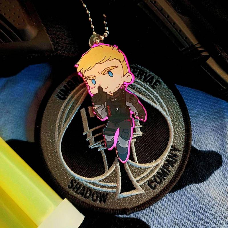 "Acryl-Schlüsselanhänger "Phillip Gräber" , Modern Warfare" von TeaDiceShop