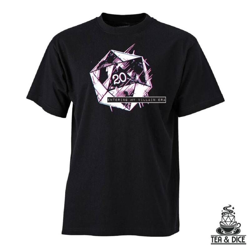 Der Einstieg in Meine Bösewicht-Ära. D20 Ttrpg Shirt Der Einstieg in Meine Bösewicht-Ära. D20 Ttrpg Shirt von TeaDiceShop