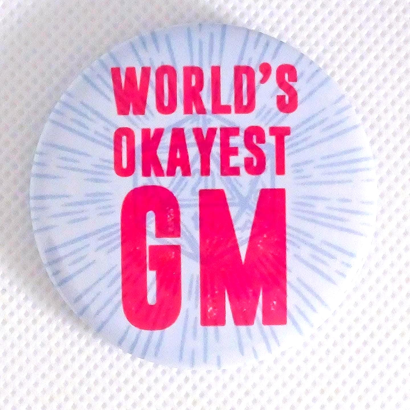Dungeon Master/Gm Pin Button "Worlds Okayest Gm" Dungeon Master/Gm Pin Button "Worlds Okayest Gm" von TeaDiceShop