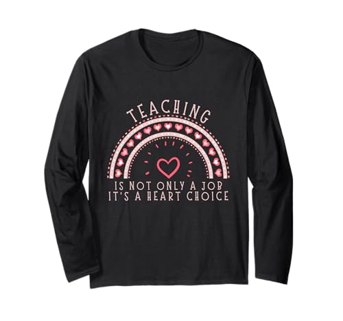 Unterrichten von Regenbogenlehrern für Schüler, Männer und Frauen Langarmshirt von Teach Inspire Teacher Kids Back To School