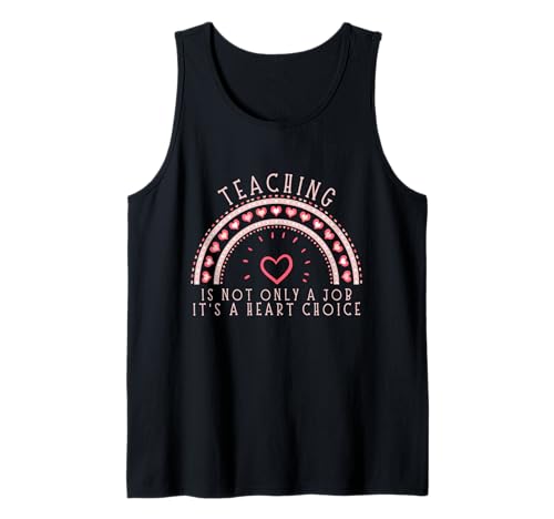 Unterrichten von Regenbogenlehrern für Schüler, Männer und Frauen Tank Top von Teach Inspire Teacher Kids Back To School