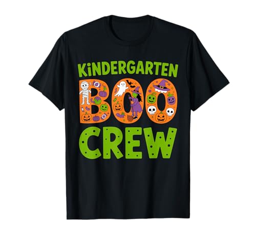 Kindergarten Boo Crew Funny Halloween Teacher Kids T-Shirt Kindergarten Boo Crew Funny Halloween Teacher Kids T-Shirt von Teacher Kindergarten Boo Crew Halloween Squad