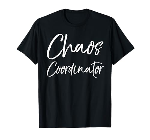 Cute Preschool Teacher Gift for Women Chaos Coordinator T-Shirt Cute Preschool Teacher Gift for Women Chaos Coordinator T-Shirt von Teacher Shirts & Teaching Gifts Design Studio