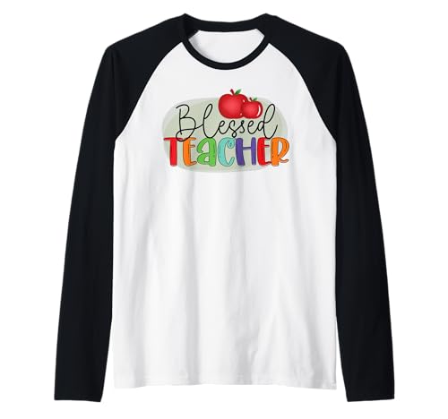gesegnet Lehrer Lehrer Schule schüler Lehrer Frau männer Raglan gesegnet Lehrer Lehrer Schule schüler Lehrer Frau männer Raglan von Teacher Shopp
