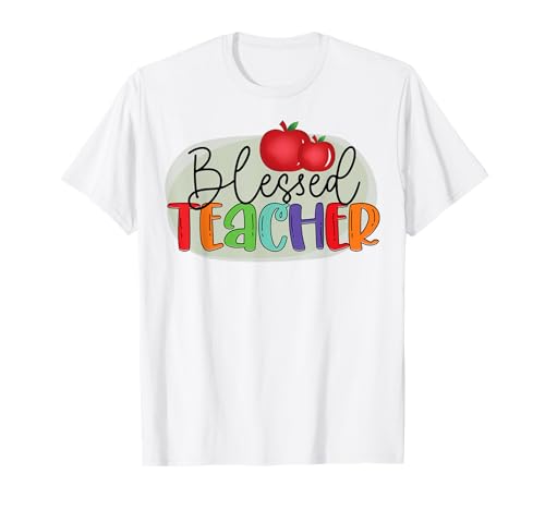 gesegnet Lehrer Lehrer Schule schüler Lehrer Frau männer T-Shirt gesegnet Lehrer Lehrer Schule schüler Lehrer Frau männer T-Shirt von Teacher Shopp