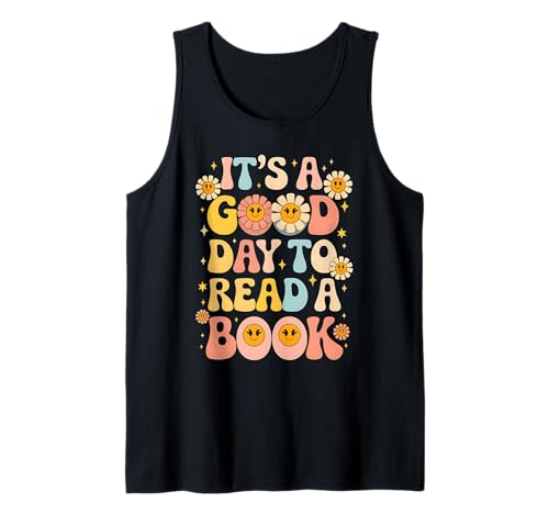 Kids Men Women It's A Good Day To Read A Book Books Lovers Tank Top Kids Men Women It's A Good Day To Read A Book Books Lovers Tank Top von Teacher Tee Library Reading Bookworm Book Day