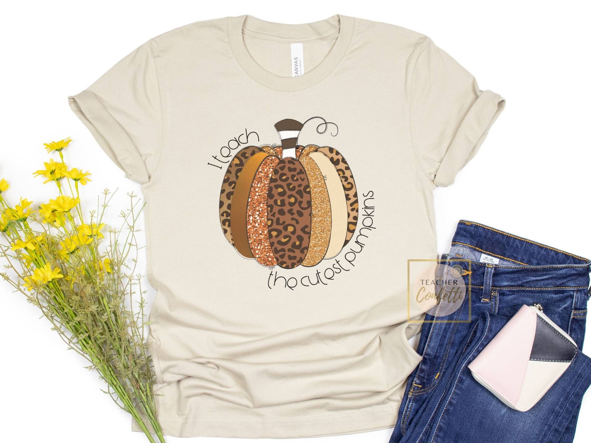Herbst Tshirts Lehrer/Ich Lehre Das Süßeste Kürbisse Shirt Leopard Kürbis Thanksgiving Herbst Tshirts Lehrer/Ich Lehre Das Süßeste Kürbisse Shirt Leopard Kürbis Thanksgiving von TeacherConfetti