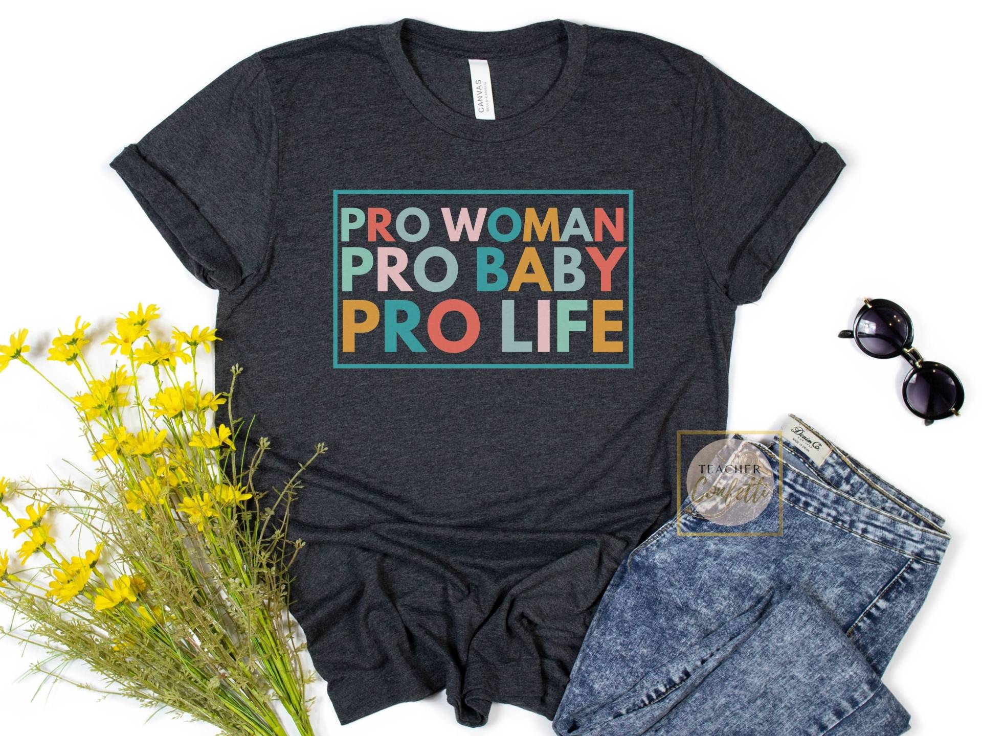 Pro-Life-T-Shirts, Pro Frauen-Pro-Life-Shirt, Pro-Life-T-Shirt, Prolife-T-Shirts, Wählen Sie Das Leben-T-Shirt, Konservative T-Shirts von TeacherConfetti