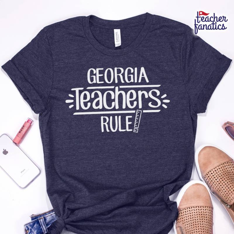 Georgia Teachers Rule School Spirit Shirt - Lustiges State Team T Neue Schüler Erzieher, Zukünftige Ausbilder, Nationale Bildungskonferenzen Georgia Teachers Rule School Spirit Shirt - Lustiges State Team T Neue Schüler Erzieher, Zukünftige Ausbilder, Nationale Bildungskonferenzen von TeacherFanatics