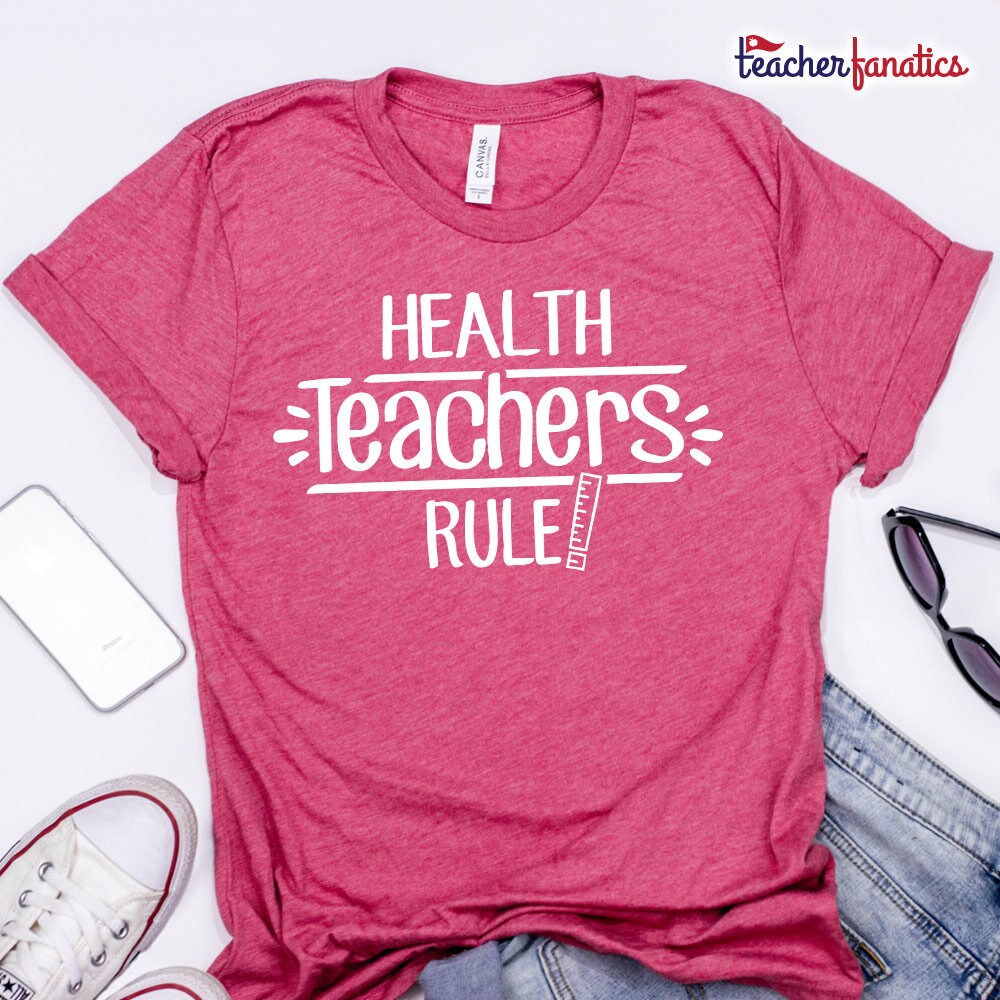 Gesundheitslehrer Regel Shirt - Lustiges Neues Geschenk Für Gesundheitswissenschaftliche Lehrer Idee Zukünftige Studenten Erzieher, Professoren Gesundheitslehrer Regel Shirt - Lustiges Neues Geschenk Für Gesundheitswissenschaftliche Lehrer Idee Zukünftige Studenten Erzieher, Professoren von TeacherFanatics