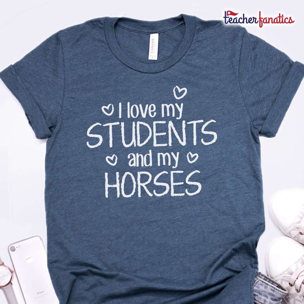 Ich Liebe Meine Schüler Und Pferde Shirt - Lehrer Geschenk Shirts Geschenke Reitlehrer Reiten Ich Liebe Meine Schüler Und Pferde Shirt - Lehrer Geschenk Shirts Geschenke Reitlehrer Reiten von TeacherFanatics