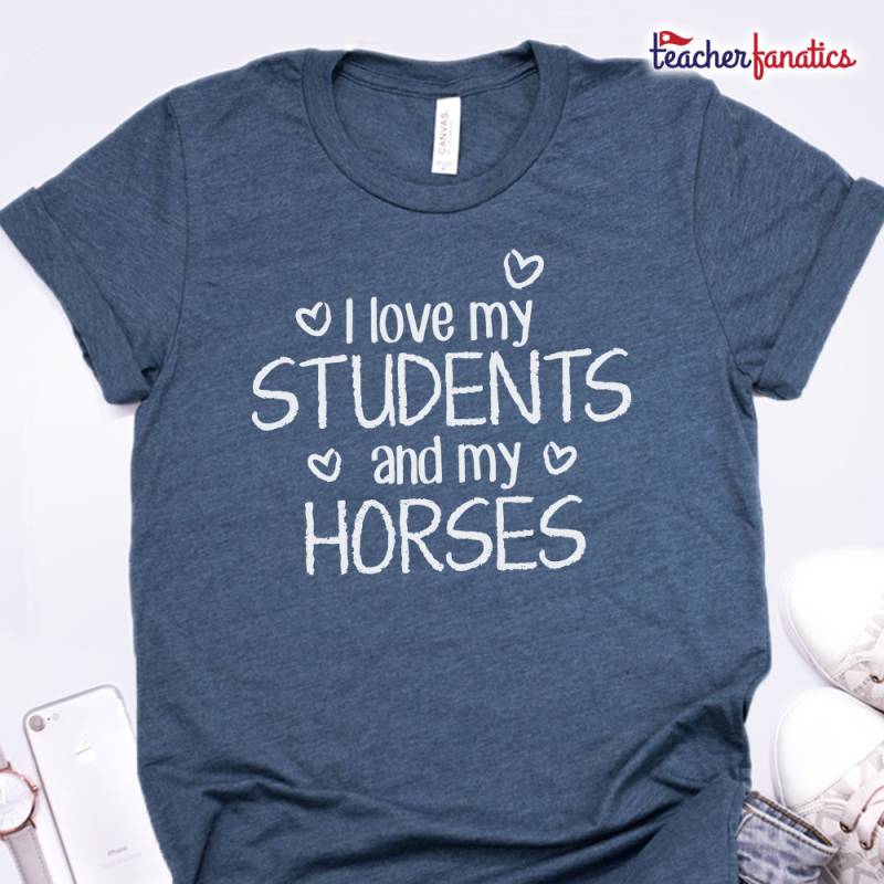 Ich Liebe Meine Schüler Und Pferde Shirt - Lehrer Geschenk Shirts Geschenke Reitlehrer Reiten Ich Liebe Meine Schüler Und Pferde Shirt - Lehrer Geschenk Shirts Geschenke Reitlehrer Reiten von TeacherFanatics