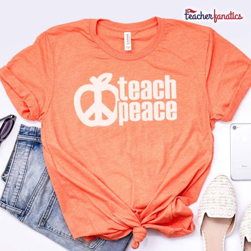 Lehre Frieden Shirt - Lehrer Geschenk Freundlichkeit Wertschätzung Geschenke Liebe Tshirt Lehre Frieden Shirt - Lehrer Geschenk Freundlichkeit Wertschätzung Geschenke Liebe Tshirt von TeacherFanatics