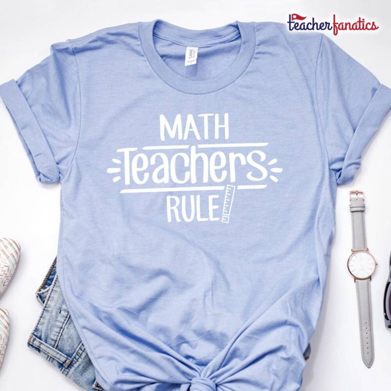 Math Teacher Rule Shirt - Lustiges Mathematik Neuer Lehrer Geschenk Idee Für Zukünftige Studenten Erzieher, Professoren, Tutoren Math Teacher Rule Shirt - Lustiges Mathematik Neuer Lehrer Geschenk Idee Für Zukünftige Studenten Erzieher, Professoren, Tutoren von TeacherFanatics