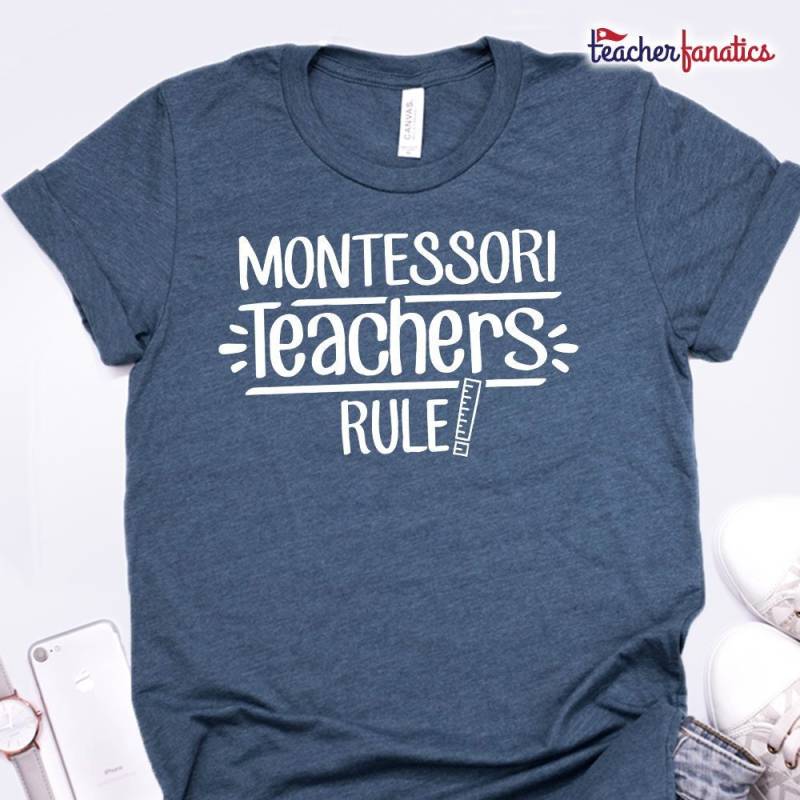 Montessori Lehrer Regel Shirt - Lustiges Neues Geschenk Idee Für Zukünftige Studenten Erzieher, Helfer, Tutoren, Helfer Montessori Lehrer Regel Shirt - Lustiges Neues Geschenk Idee Für Zukünftige Studenten Erzieher, Helfer, Tutoren, Helfer von TeacherFanatics