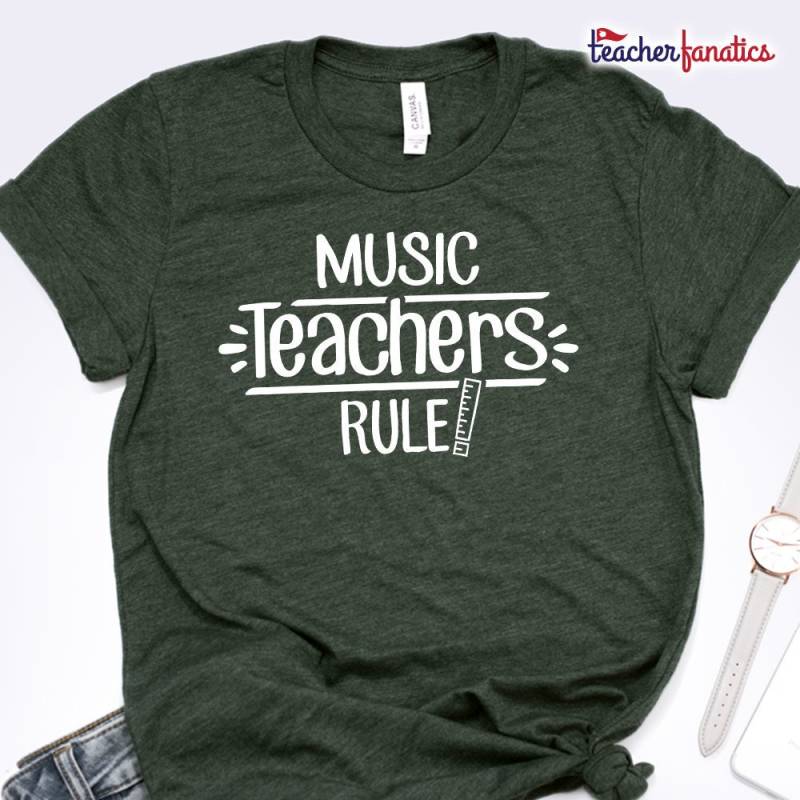 Musiklehrer Regel Shirt - Lustiges Bandlehrer Geschenk Idee Für Zukünftige Studenten Erzieher, Professoren, Neue Tutoren Musiklehrer Regel Shirt - Lustiges Bandlehrer Geschenk Idee Für Zukünftige Studenten Erzieher, Professoren, Neue Tutoren von TeacherFanatics