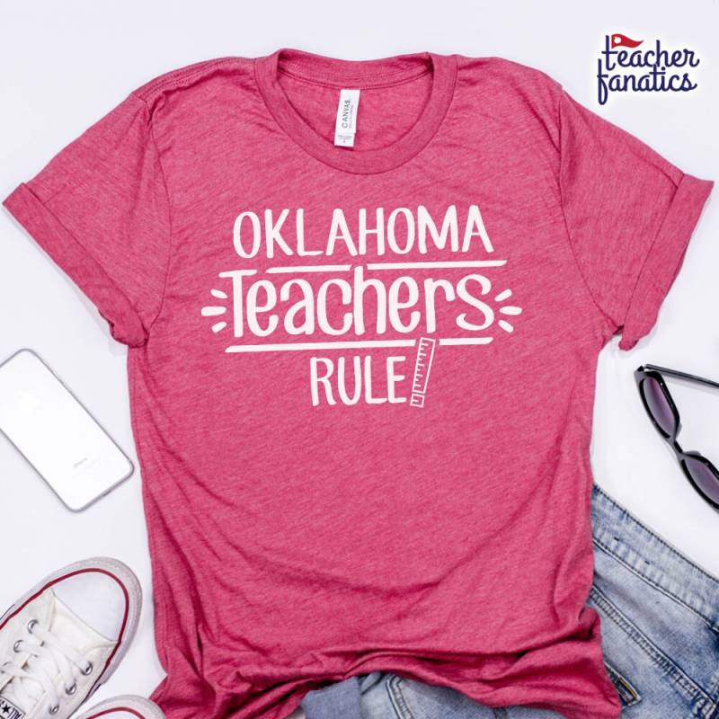 Oklahoma Lehrer Regel Shirt - Benutzerdefinierte Shirts Wertschätzung Geschenk Ruhestand, Weihnachtsgeschenke Oklahoma Lehrer Regel Shirt - Benutzerdefinierte Shirts Wertschätzung Geschenk Ruhestand, Weihnachtsgeschenke von TeacherFanatics