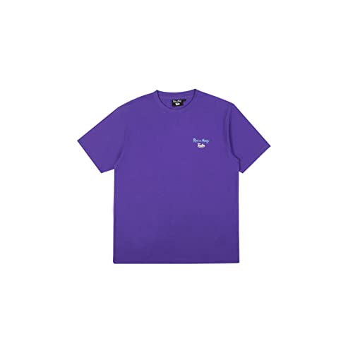 Tealer Herren 3D Rick and Morty X T-Shirt, violett, M von Tealer