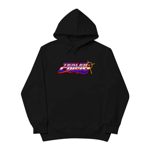 Tealer Herren Hoodie Crisis Kapuzenpullover, Schwarz, M von Tealer