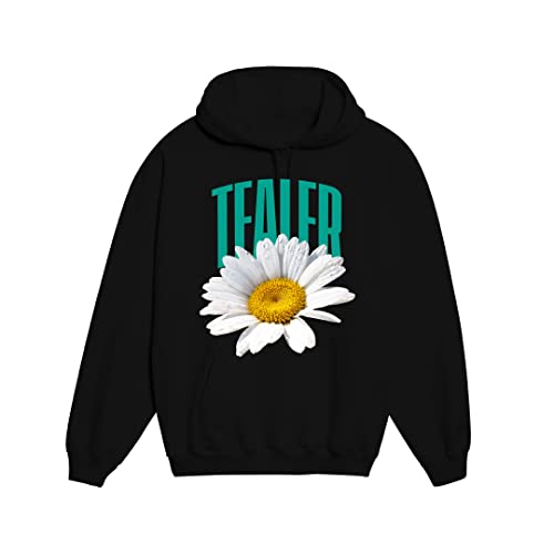 Tealer Unisex Flowers Hoodie Ss23 Kapuzenpullover, Schwarz, Medium Tealer Unisex Flowers Hoodie Ss23 Kapuzenpullover, Schwarz, Medium von Tealer