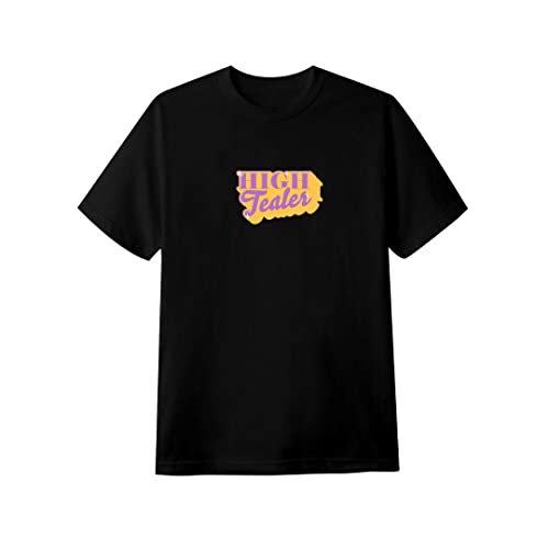 Tealer Unisex High T-Shirt, Schwarz, XL von Tealer