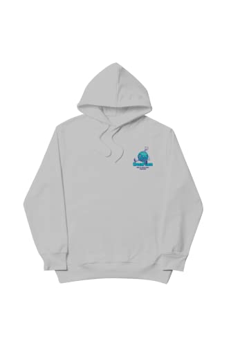 Tealer Unisex Hoodie Green Peace Kapuzenpullover, grau, X-Large von Tealer