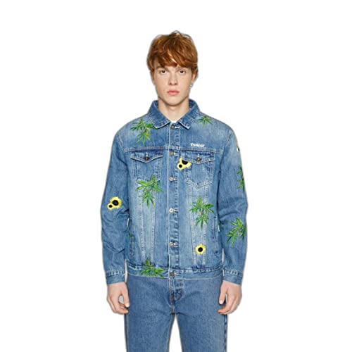 Tealer Unisex Ushiwa Denim Jacke, Denimblau, Medium von Tealer