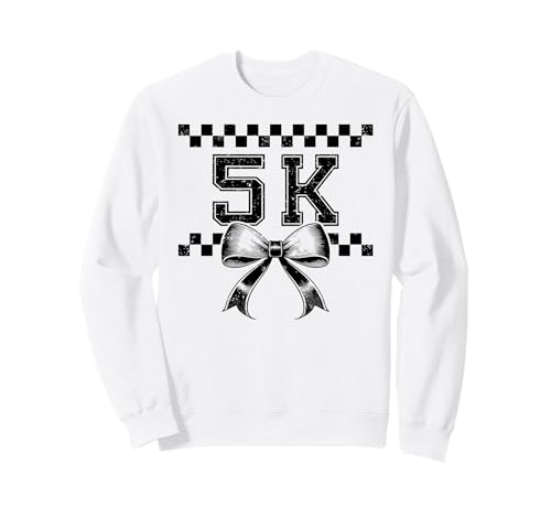 Coquette Bow 5K Teacher Team Damen Preppy Girly Girl Pre K 5 Sweatshirt von Team 5K Teacher Women Pre-K 5 Pre Kindergarten 5K