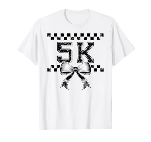 Coquette Bow 5K Teacher Team Damen Preppy Girly Girl Pre K 5 T-Shirt von Team 5K Teacher Women Pre-K 5 Pre Kindergarten 5K