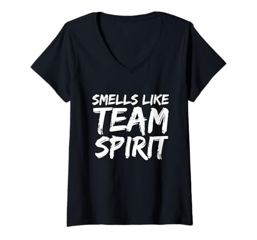 Damen Team Spirit Shirt Mitarbeiter Wertschätzung Geschenk für Boss Day T-Shirt mit V-Ausschnitt von Team Appreciation Designs