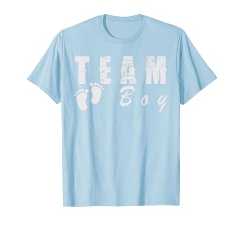 Gender Reveal Team Boy Blau T-Shirt von Team Boy Blue Gender Reveal