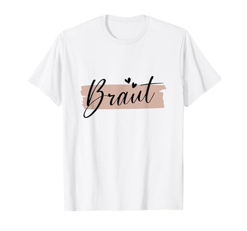 Damen Bride To Be Verlobungsblumenkranz JGA Party Braut T-Shirt von Team Braut Geschenke